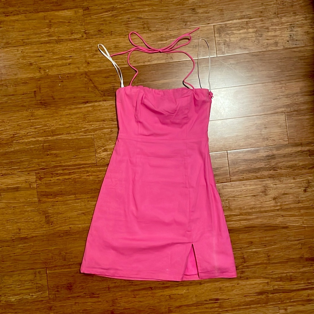 Princess Polly pink halter dress